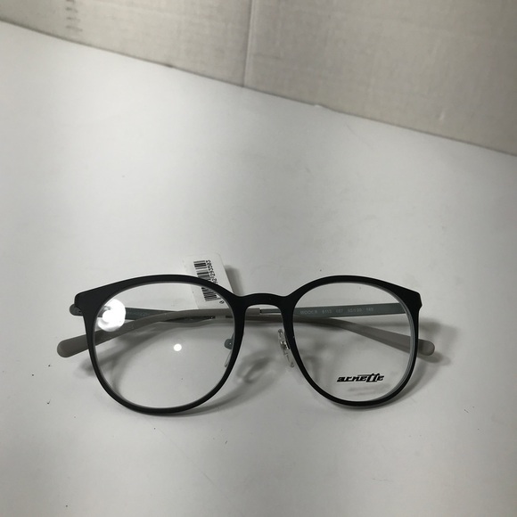 Arnette OAN6113 Men's Full Rim Round Eyeglasses - Black - - Picture 1 of 8